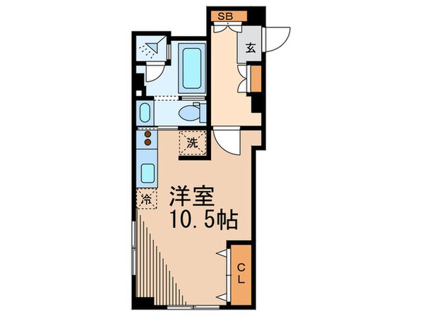 原宿コ－ポ第一(104)の物件間取画像